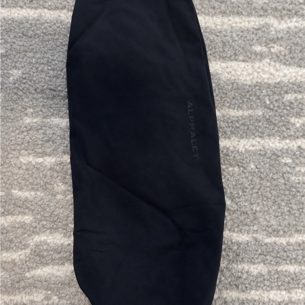 Alphalete Black sports bra bandeau